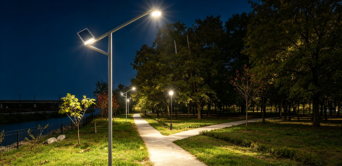 Luces solares de calle