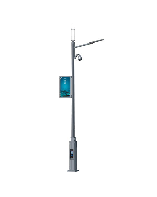 Poste de luz inteligente para paisajismo de rotonda ZHLU-02
