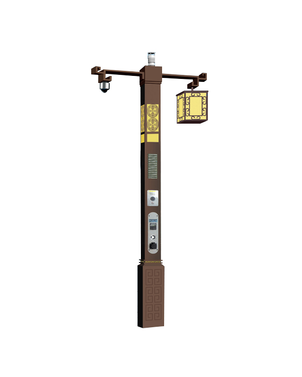 Poste de luz inteligente comercial para calles antiguas ZHLU-05