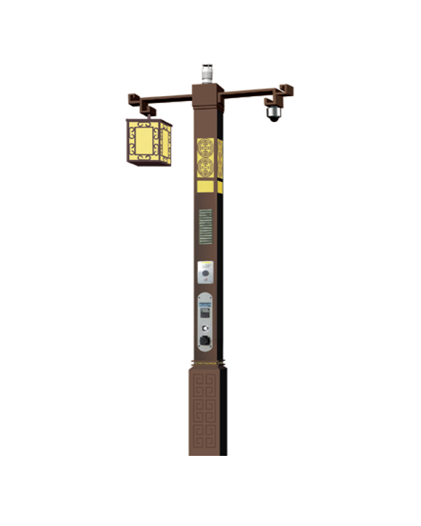Poste de luz inteligente estilo imperial ZHLU-20