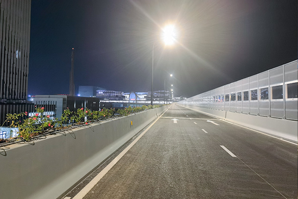 Proyecto de iluminación vial y seguridad vial para secciones no relacionadas con el ferrocarril de la estación de tren oeste de Hangzhou