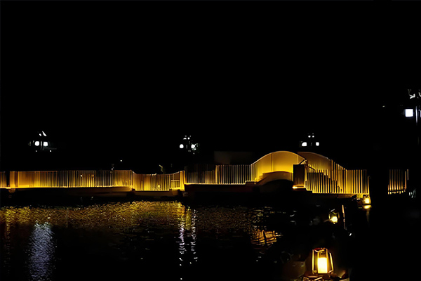 Hermoso proyecto de iluminación rural, pueblo de Hongling, ciudad de Xitang, ciudad de Jiaxing
