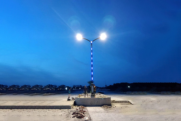 Proyecto de iluminación paisajística de 8 m, Bangladesh