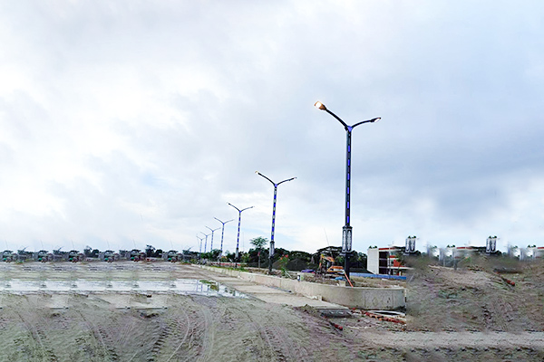 Proyecto de iluminación paisajística de 8 m, Bangladesh